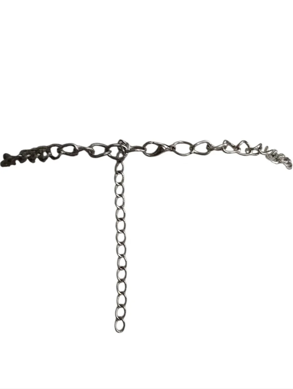 Silvertone Floral Medallion Necklace